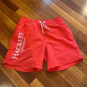 Hackett London swim short red size 13-14 excellent condition